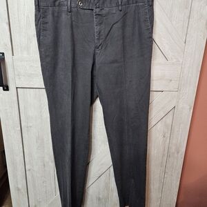 PT Torino Charcoal Slim Fit Pants Size 52